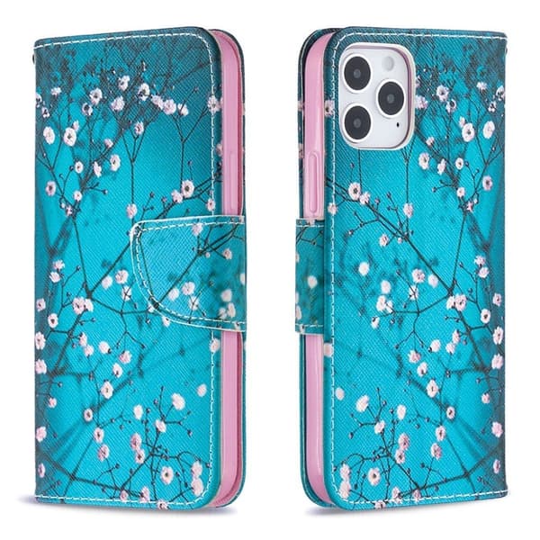 Wonderland iPhone 12 / 12 Pro Flippetui - Blomst Greiner Pink