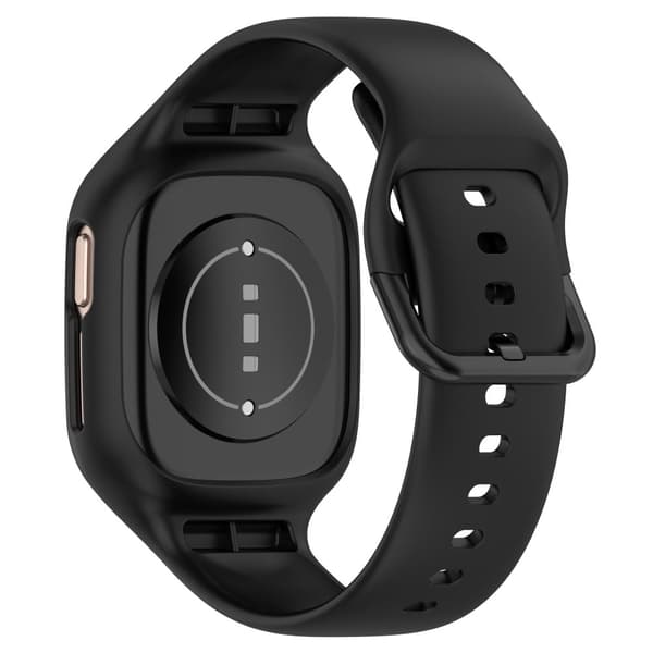 Honor Watch 4 silikonrem med integrert deksel - Svart Black