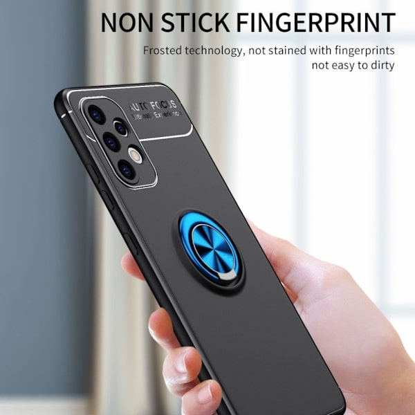Ringo case - Samsung Galaxy A32 - Sort / Blå Black