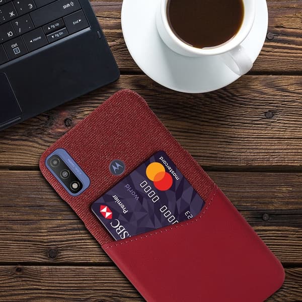Bofink Motorola G Pure Kort Cover - Rød Red
