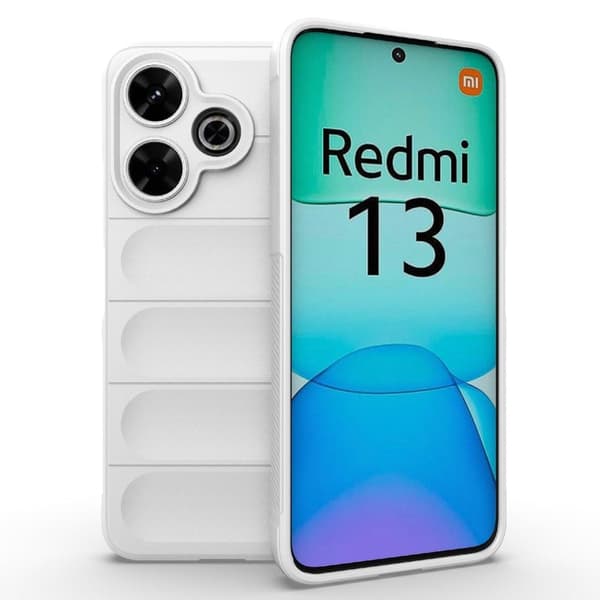 Blødt grebsformet Xiaomi Redmi 13 / Xiaomi Redmi Note 13R cover - Hvid White