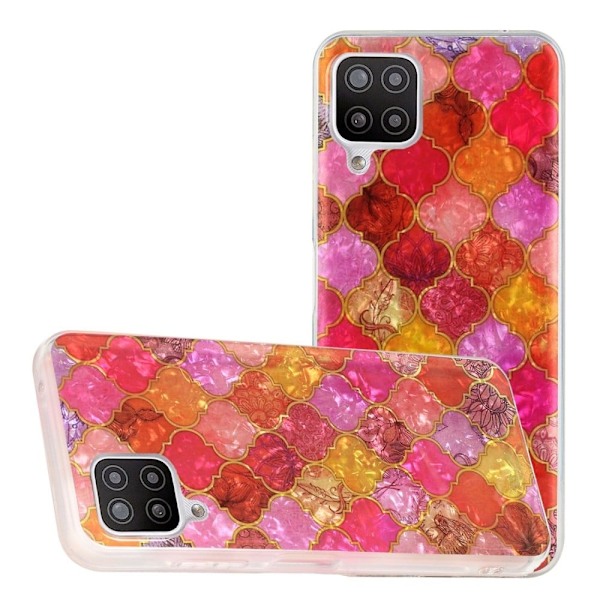 Deco Samsung Galaxy A22 4G Suojakotelo - Orange Splicing Orange