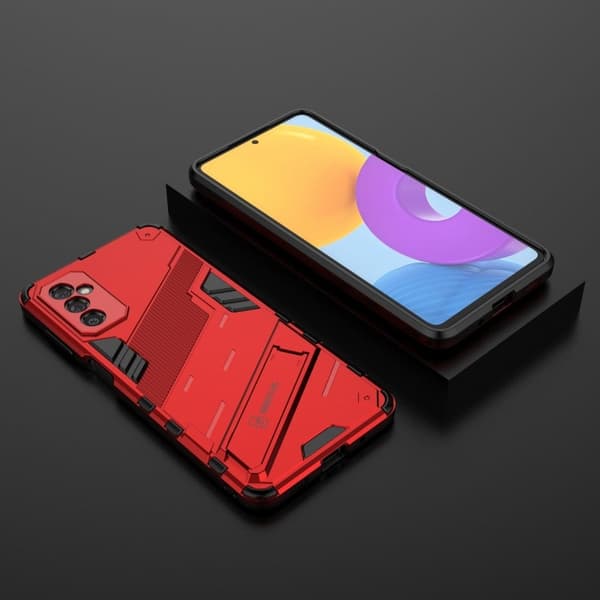 Støtsikkert hybriddeksel for Samsung Galaxy M52 5G - Rød Red