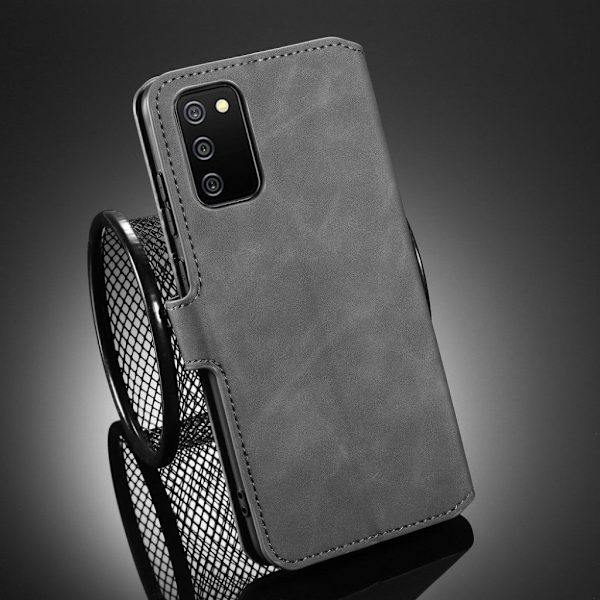 DG.Ming Retro Samsung Galaxy A02s fodral - Silver/Grå Silvergrå