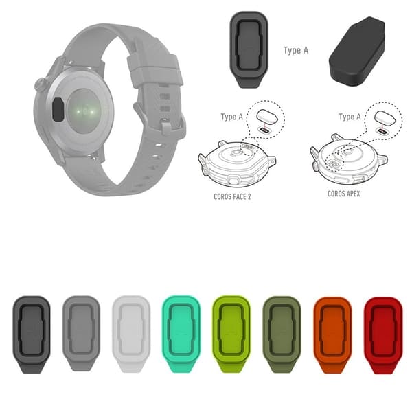 1Pc silikone-støvprop til Coros og Amazfit-ur - Rød Red