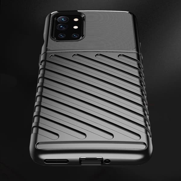 Thunder OnePlus 9R kotelot - Musta Black