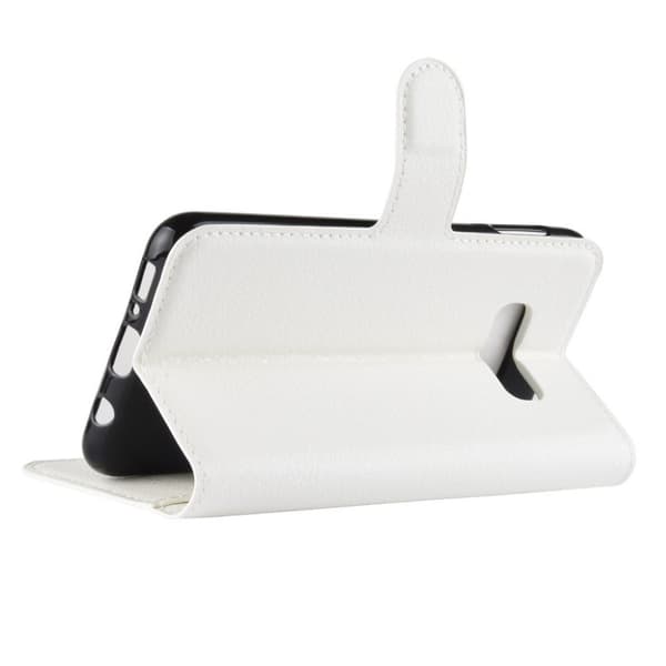 Samsung Galaxy s10 e Litchi-Tekstur Skinnetui - Hvit White