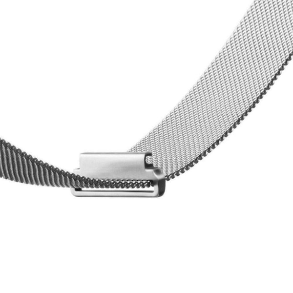 20mm Universal stainless steel watch band - Silver Silvergrå