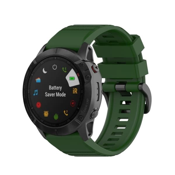Garmin Fenix 6X hållbar klockarmband - army grön Grön