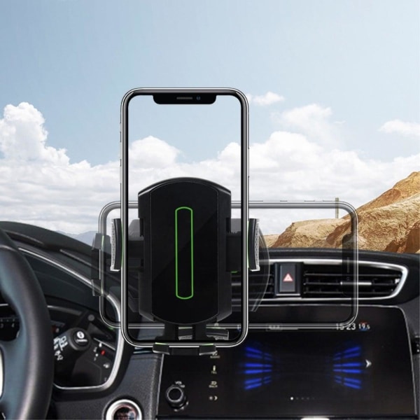 Universal CST-03 retractable car phone holder - Green Grön