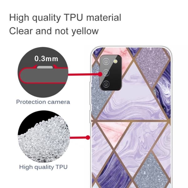 Marble design Samsung Galaxy A02s (166mm) kotelot - Kolmiot Ja Kolmiot Multicolor