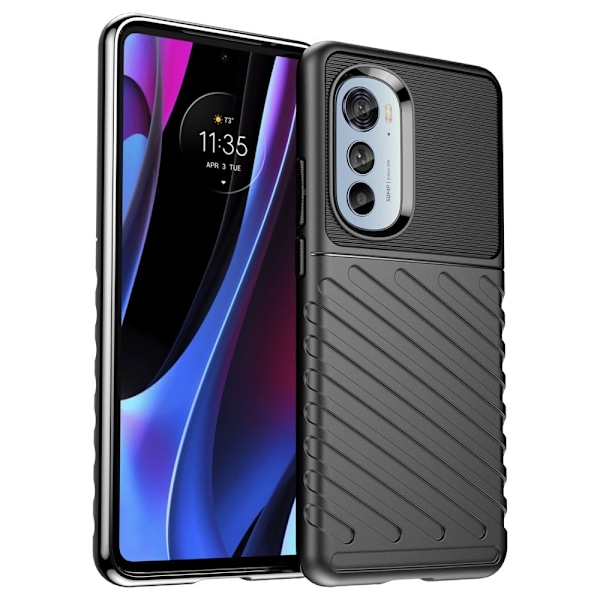 Thunder Motorola Moto Edge 2022 Etui - Sort Black