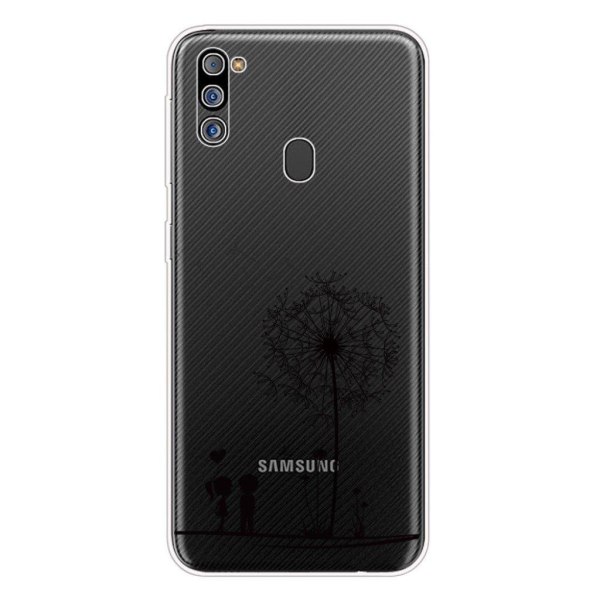 Deco Samsung Galaxy M21 2021 Etui - Mælkebøtte og Børn Black