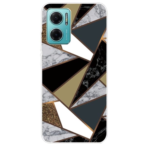Marmormotiv Xiaomi Redmi Note 11E skal - Jordiska Marmorfragment multifärg