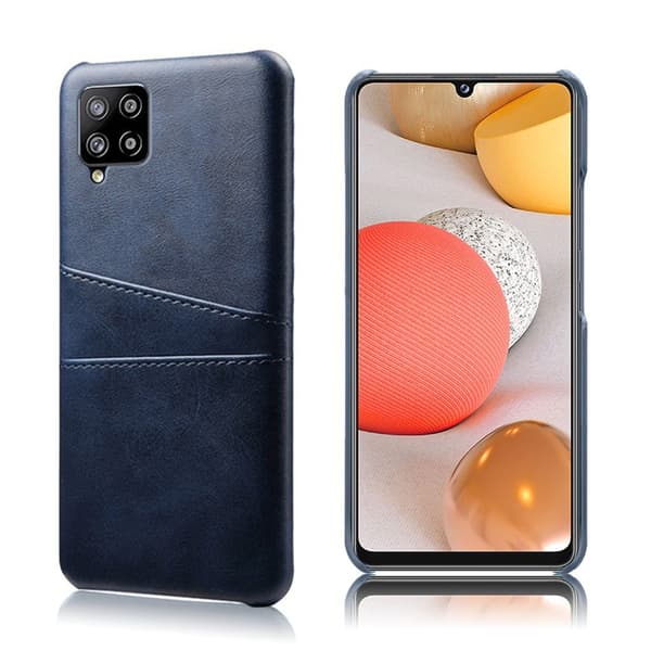 Dual Card Etui Samsung Galaxy A42 5g - Blå Blue