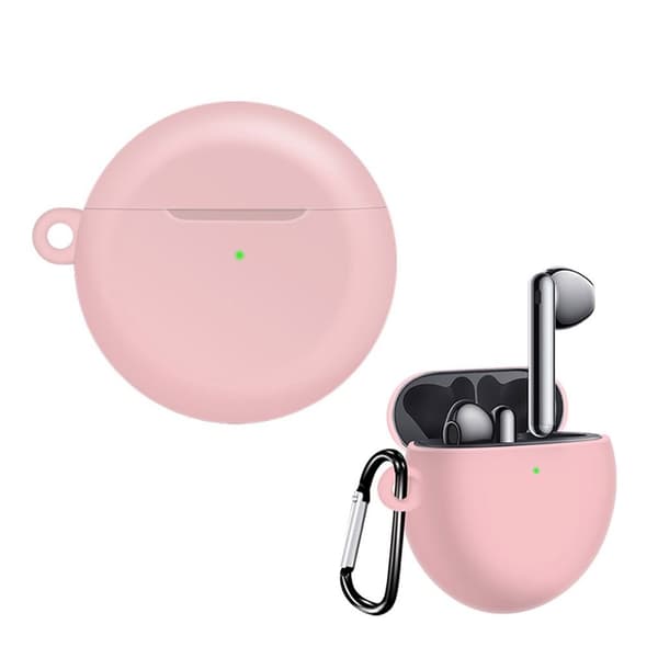 Huawei Freebuds 4 silikonetui til øretelefoner - Rosa Pink