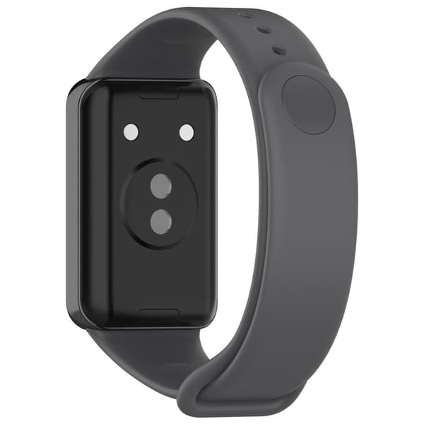Honor Band 9 Klockarmband Mjukt flexibelt justerbart handledsband - Mörkgrå Silvergrå