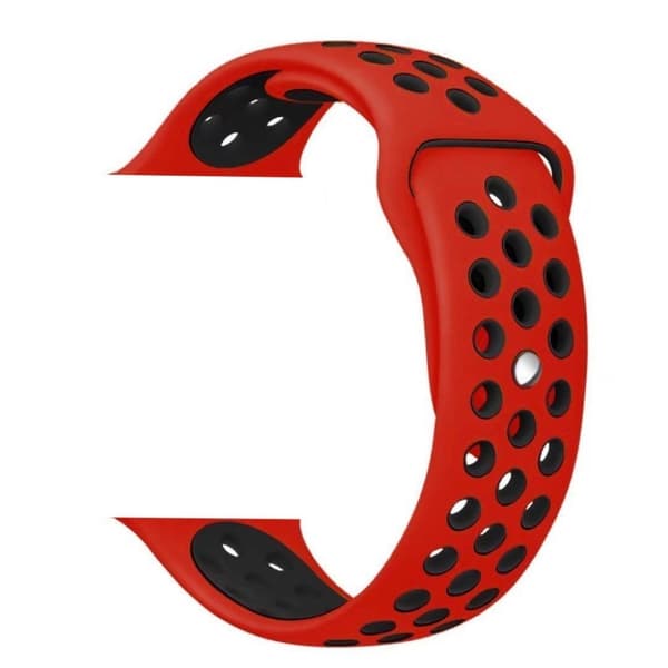 Garmin Venu kaksivärinen silikonikellonauha - Punainen / Musta Black