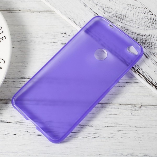 Huawei Honor 8 Lite Joustava Matta Muovikuori - Violetti Purple