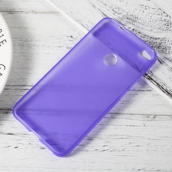 Huawei Honor 8 Lite matt silikondeksel - Lilla Purple