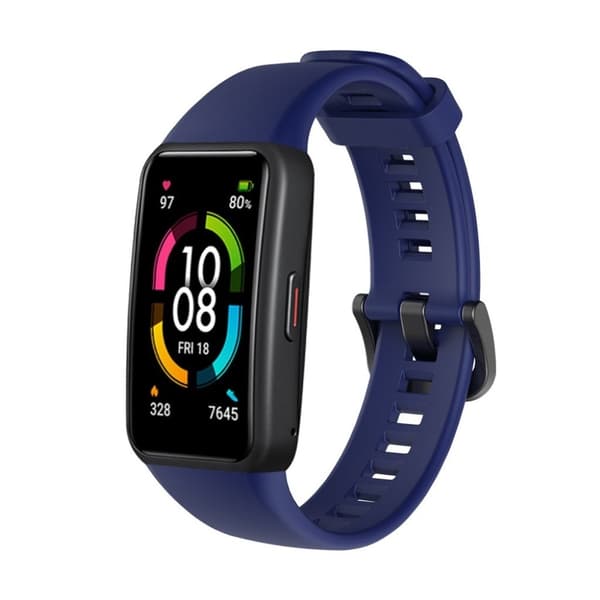 Honor Band 6 enkel silikone urrem - Midnatsblå Blue