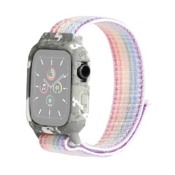 Apple Watch Series 6 / 5 40mm camouflage nylon rem - flerfarvet Multicolor