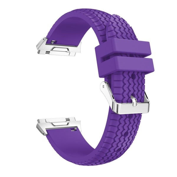 Fitbit Ionic rem med dæk motiv - Lilla Purple
