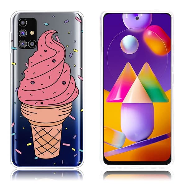 Deco Samsung Galaxy M31s cover - Pink Pink