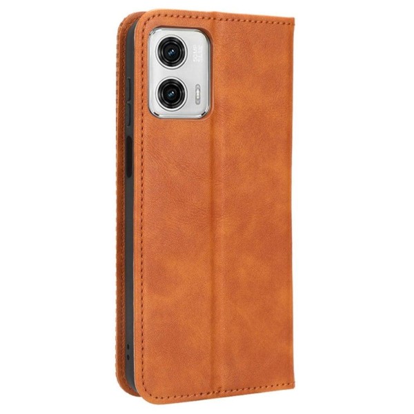 Bofink Vintage Motorola Moto G53 Nahkakotelo - Ruskea Brown