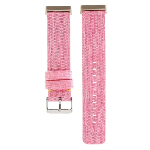 Fitbit Sense 2 / Versa 4 nylonkellohihna - Pinkki Pink
