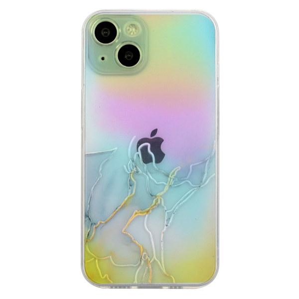 Marmormotiv iPhone 15 Plus skal - Grå multifärg