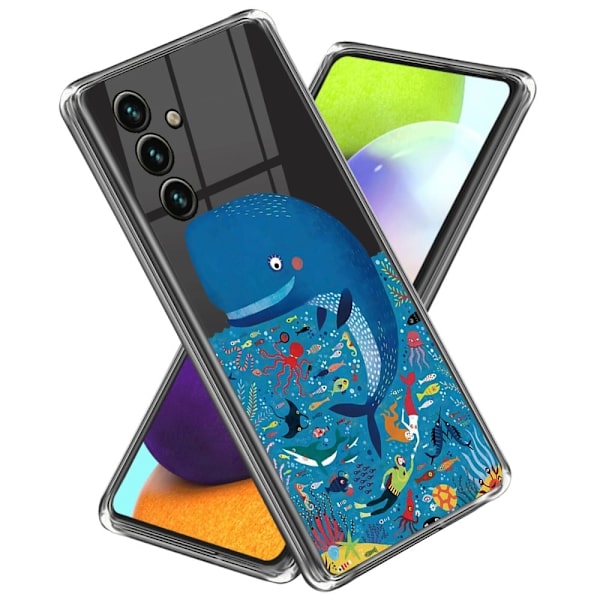 Deco Samsung Galaxy A55 deksel - Hval Blue