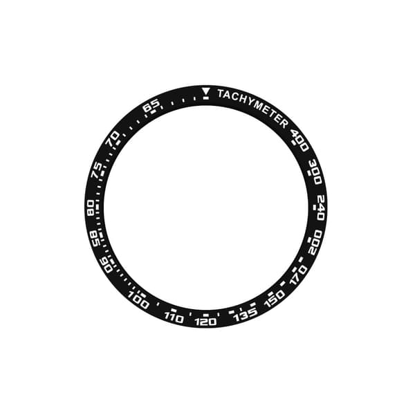 Samsung Galaxy Watch 5 Pro aluminiumslegering bezel ring - Sort / Sort / Sort Black