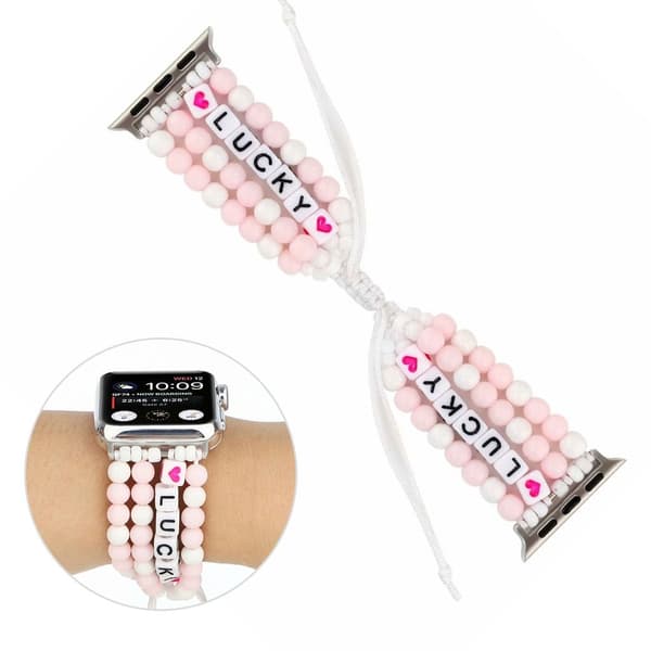 Apple Watch Series 6 / 5 40mm braid style rem - pink Pink
