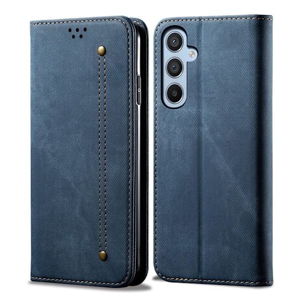 Jeans Samsung Galaxy M54 Flippetui - Blå Blue