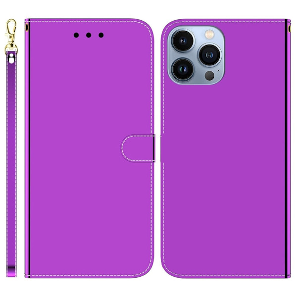 Mirror etui til iPhone 15 Pro Max - Lilla Purple