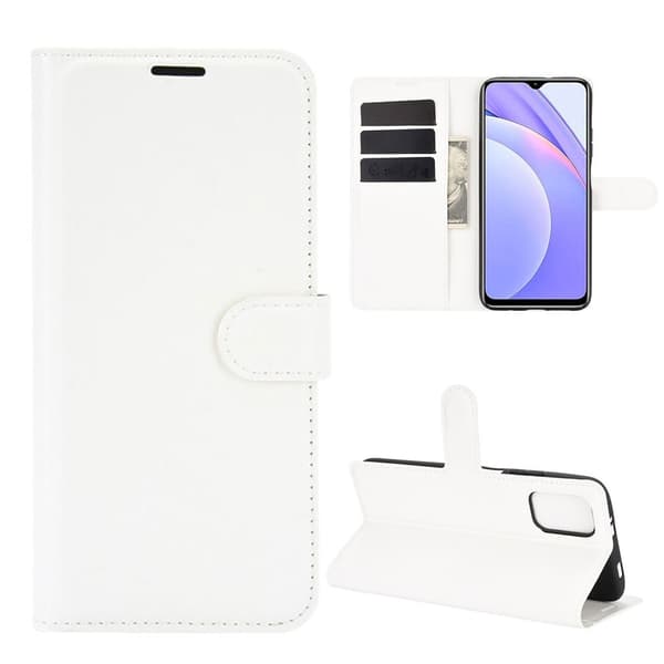 Classic Xiaomi Redmi 9 Power Flip etui - Hvid White