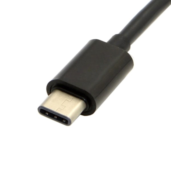USB 3.1 Tyyppi-C - USB 2.0 Naaras OTG Datakaapeli - Musta Black