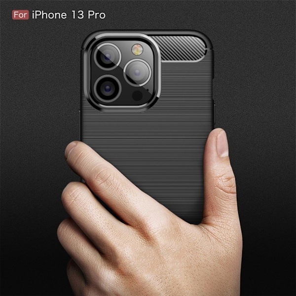 Carbon Flex iPhone 13 Pro skal - Svart Svart