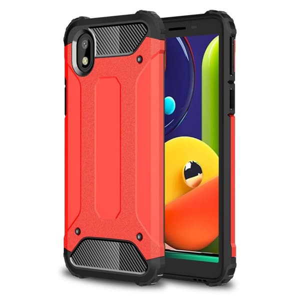 Armour Guard Samsung Galaxy A01 Core skal - Röd Röd
