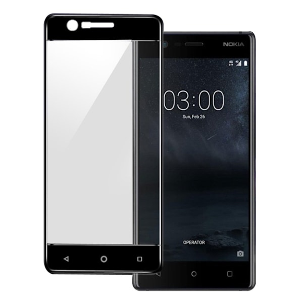 IMAK Nokia 3 temperoitu suojalasi koko näytölle Transparent
