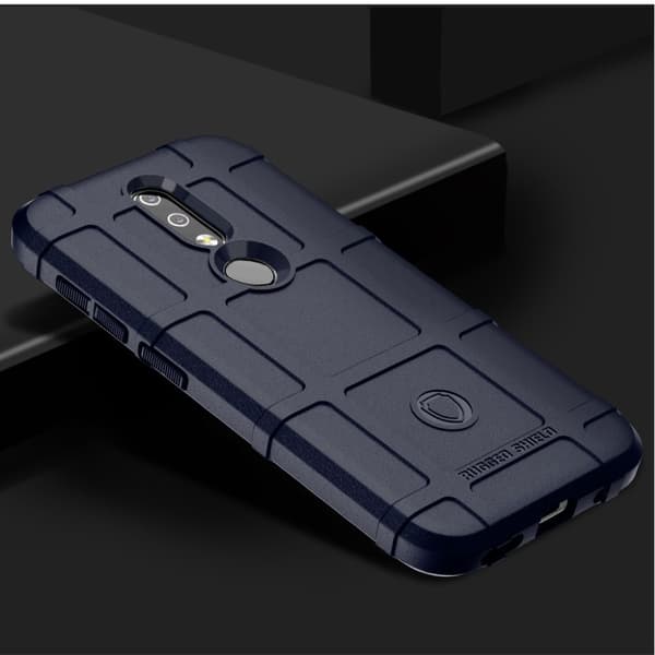 Nokia 4,2 anti-shock firkantet deksel  - Blå Blue