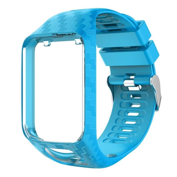 TomTom Runner 3 / Golfer 2 radium silikoneurrem - babyblå Blue