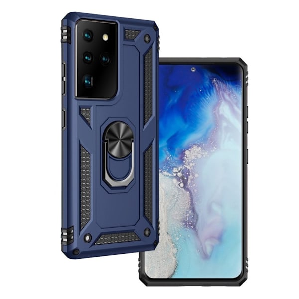 Bofink Combat Samsung Galaxy S21 Ultra 5G kotelot - Sininen Blue