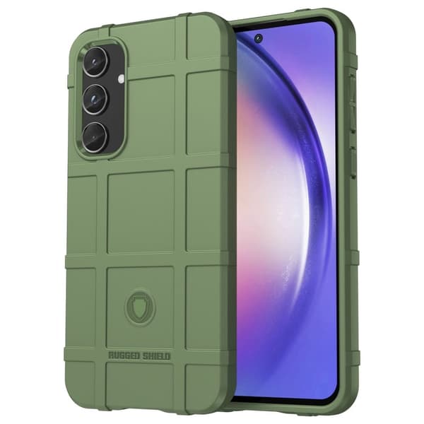 Rugged Shield Samsung Galaxy A55 skal - Grön Grön