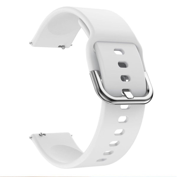 Universal silicone gloss watch band - White Vit