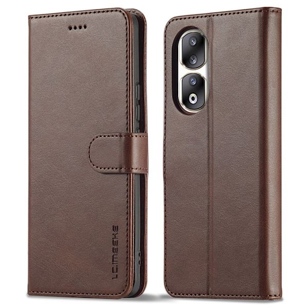 LC.Imeeke Honor 90 Pro läderfodral - Brun Brun