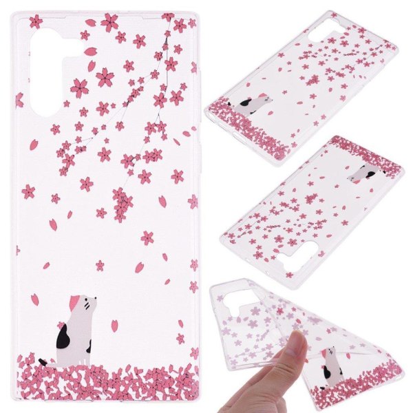 Deco Samsung Galaxy Note 10 cover - Livlig Blomst Pink