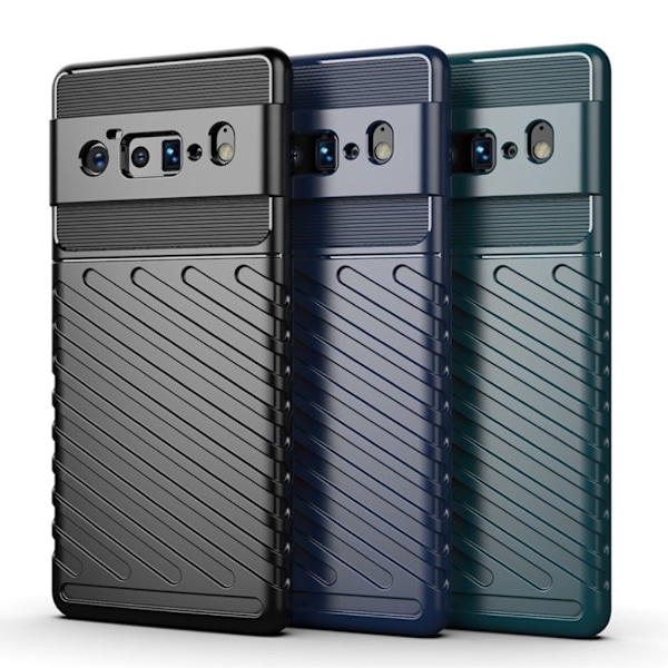 Thunder Google Pixel 6 Pro Suojakotelo - Vihreä Green