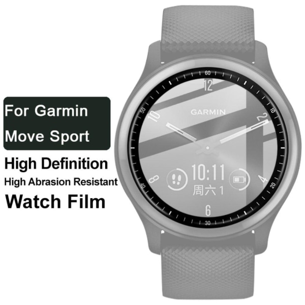 IMAK Garmin Vivomove Sport HD PMMA näytön suojus Transparent